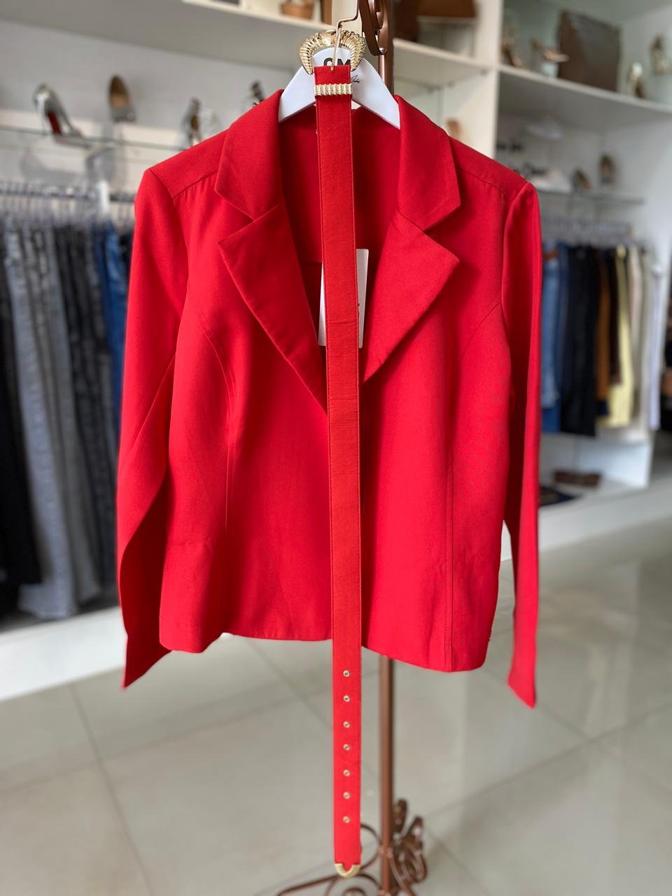 Blazer Social Sol da Terra – Vermelho TAM - GG - Imagem 3