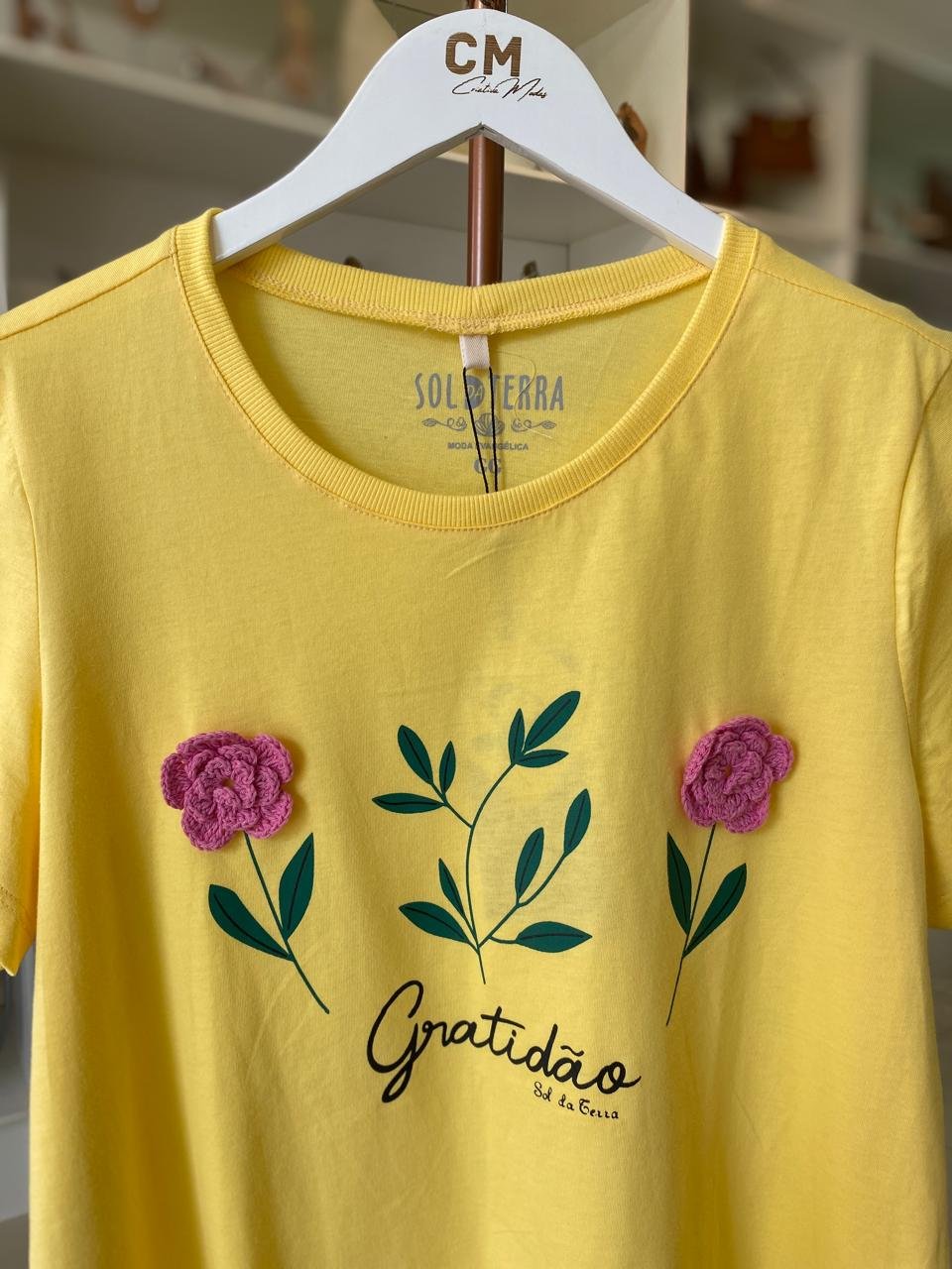 T-Shirt Sol da Terra – “Gratidão” - Imagem 2