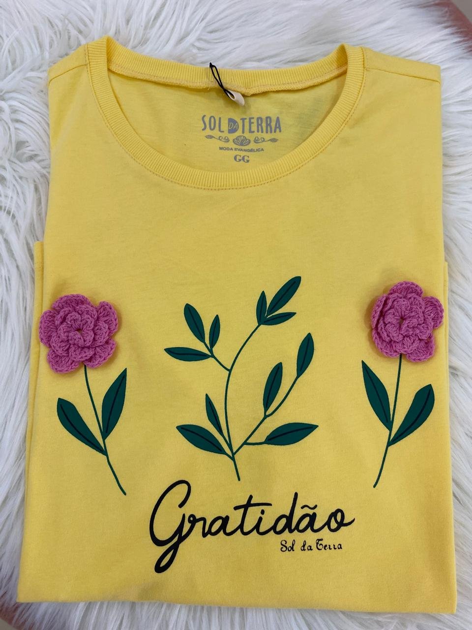 T-Shirt Sol da Terra – “Gratidão” - Imagem 3