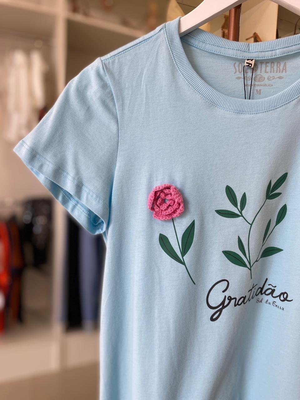 T-Shirt Sol da Terra – “Gratidão” - Imagem 4