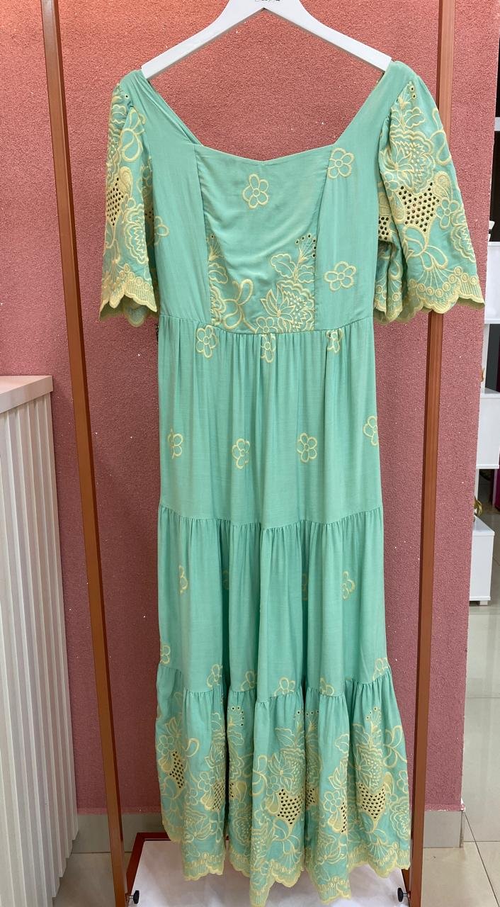 Vestido Longo em Laise -Space Girls - Imagem 2