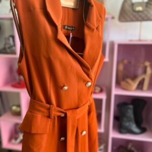 VESTIDO  MIDI BLAZER FEMININO