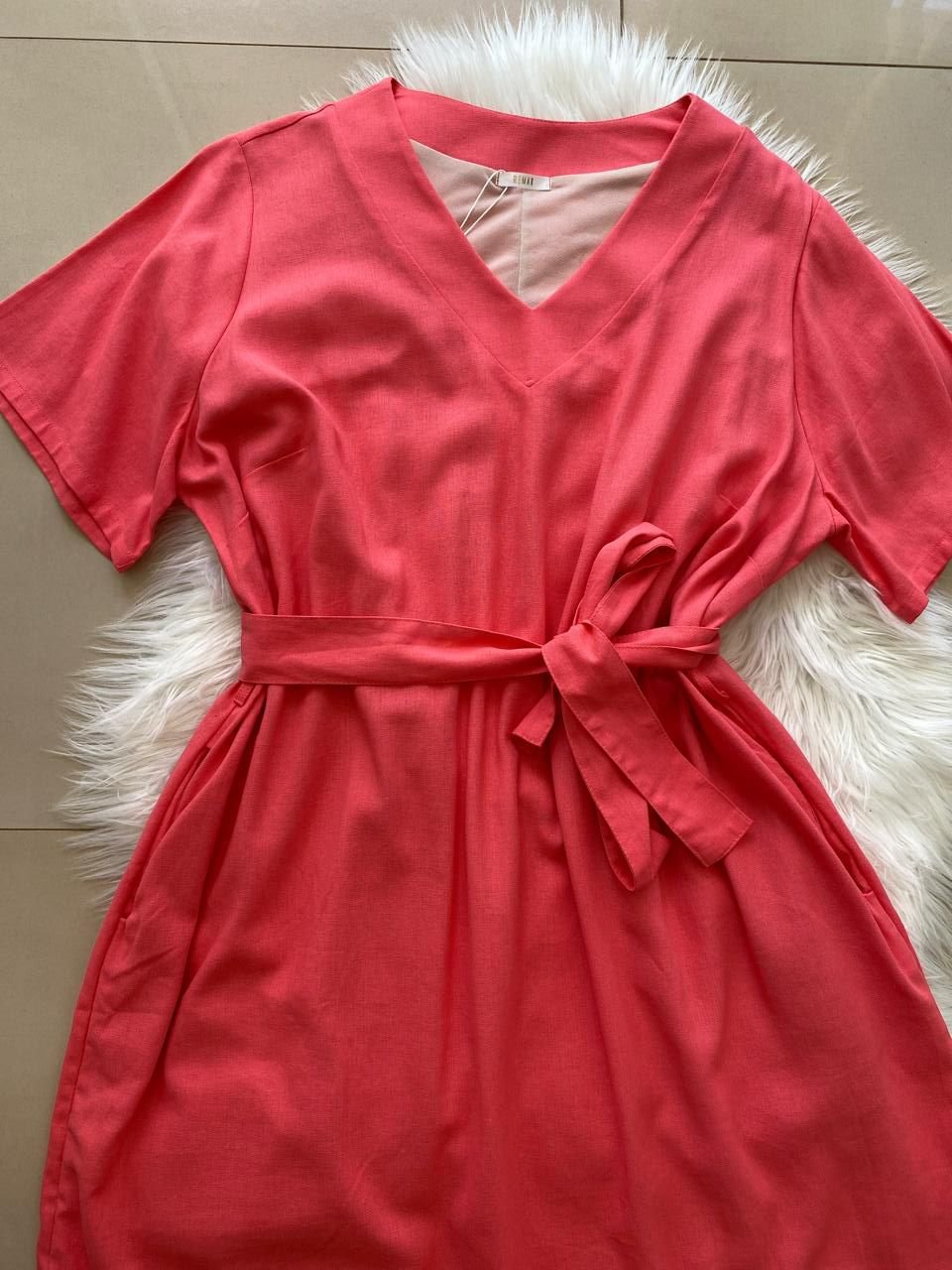 Vestido Plus Size Eduarda Remar – Rosa TAM M