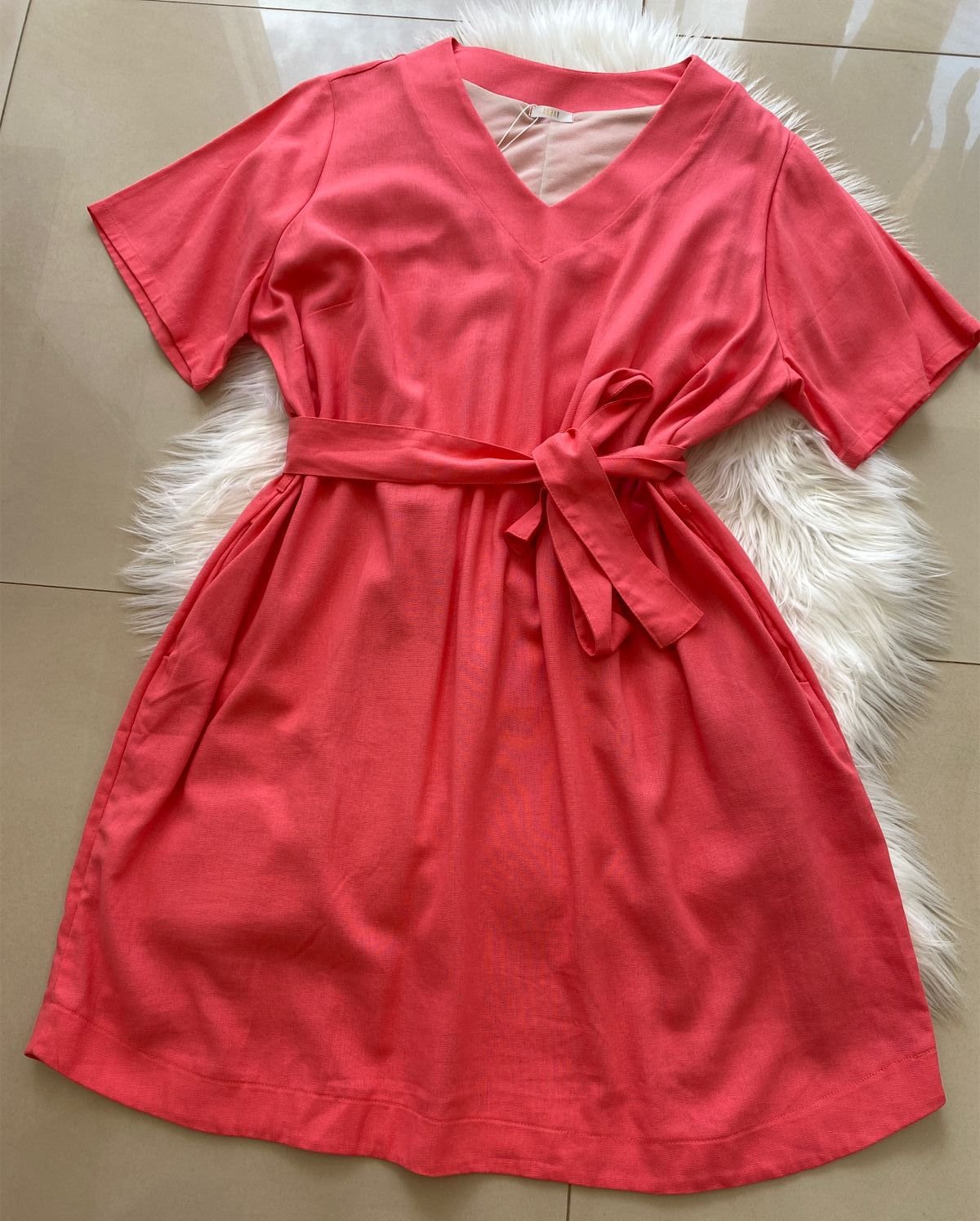 Vestido Plus Size Eduarda Remar – Rosa TAM M - Imagem 3