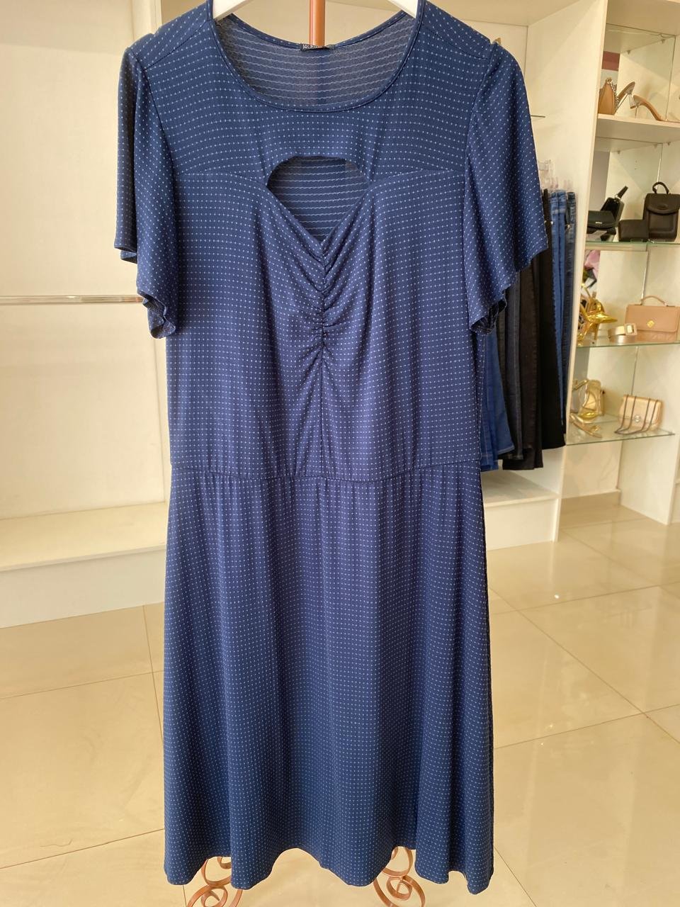 Vestido Plus Size Azul Sol da Terra – TAM G1