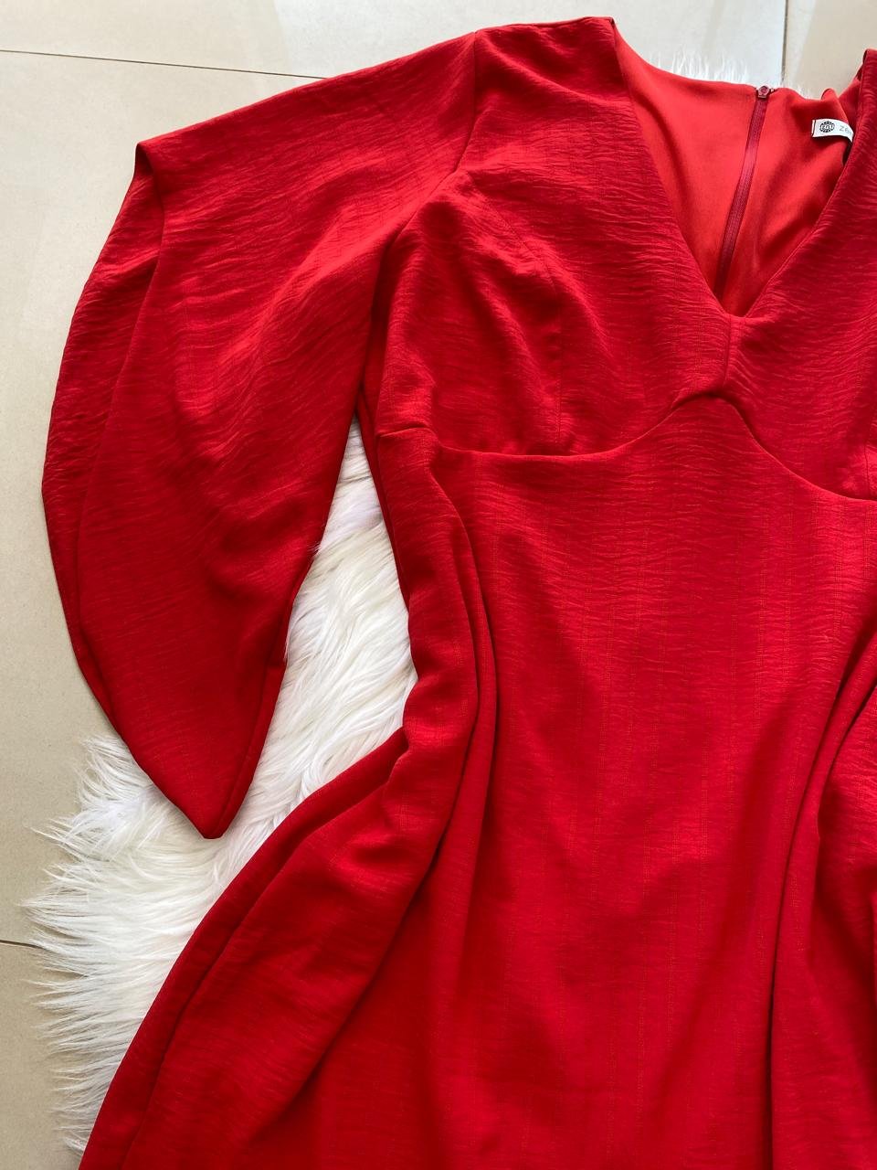 Vestido Plus Size Zenite – Vermelho TAM M