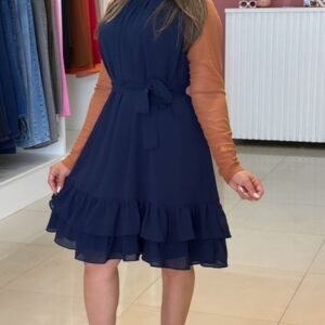 VESTIDO CURTO QUE TRAZ UMA ELEGâNCIA