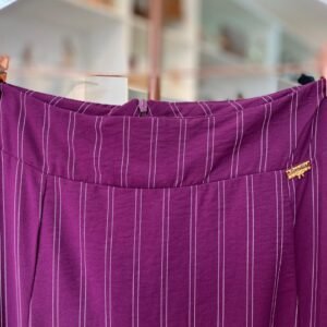 Saia Longuete Danutta Premium – Listrada Roxa TAM- M