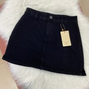 Saia Short Jeans Volence – Preta