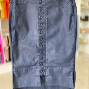Saia Midi Larissa – Azul Escuro