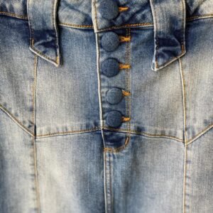 Saia Midi Jeans Larissa - TAM 42