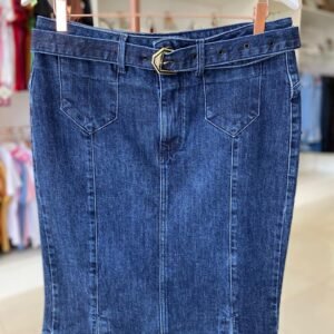 Saia Larissa – Jeans Escuro TAM 46